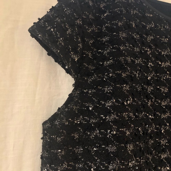 Ann Taylor black with silver blouse, Size XL - Picture 6 of 8